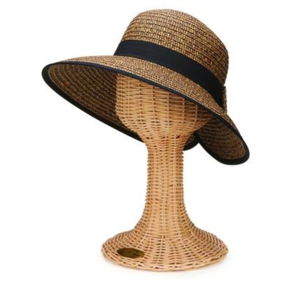 Women's Contrasting Edged Sun Brim Hat W/ … - Picture 5 of 6